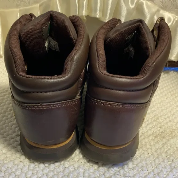 TIMBERLAND EURO SPIRIT BOYS LEATHER MID HIKER BOOTS
