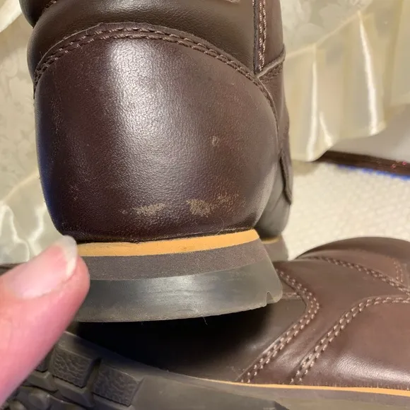 TIMBERLAND EURO SPIRIT BOYS LEATHER MID HIKER BOOTS