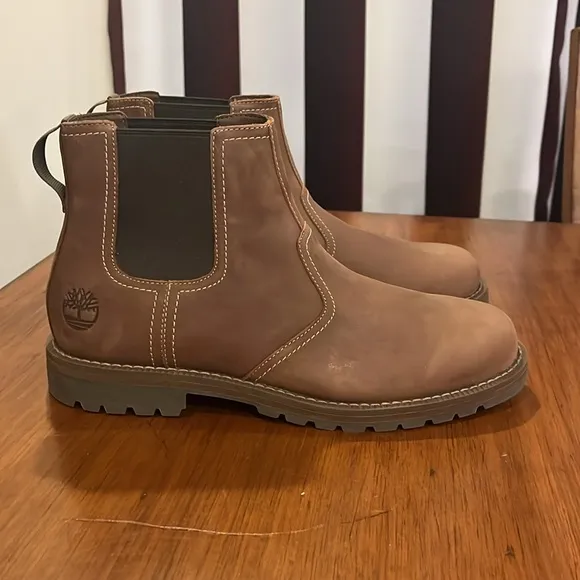 Timberland Larchmont Mid Chelsea Boots Brownie new Mens Sizes