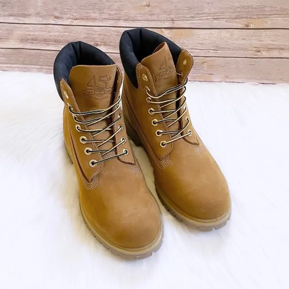 Timberland Men’s Heritage 45th Anniversary 6” Premium Waterproof Boots Wide Size