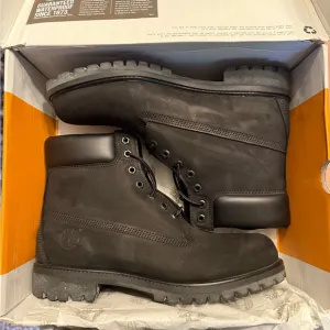 Timberland Men's Premium 6inch Waterproof Black Boots