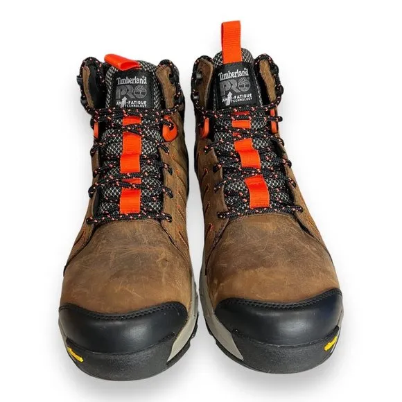 TIMBERLAND MEN'S PRO® WATERPROOF TRAILWIND SAFETY‎ TOE Brown/Red TB0A2PKQ214