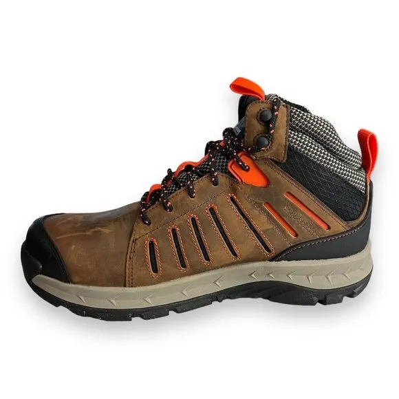 TIMBERLAND MEN'S PRO® WATERPROOF TRAILWIND SAFETY‎ TOE Brown/Red TB0A2PKQ214