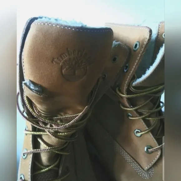 Timberland Nubuck Men's Fold-Down Waterproof Wheat Boots Size 11