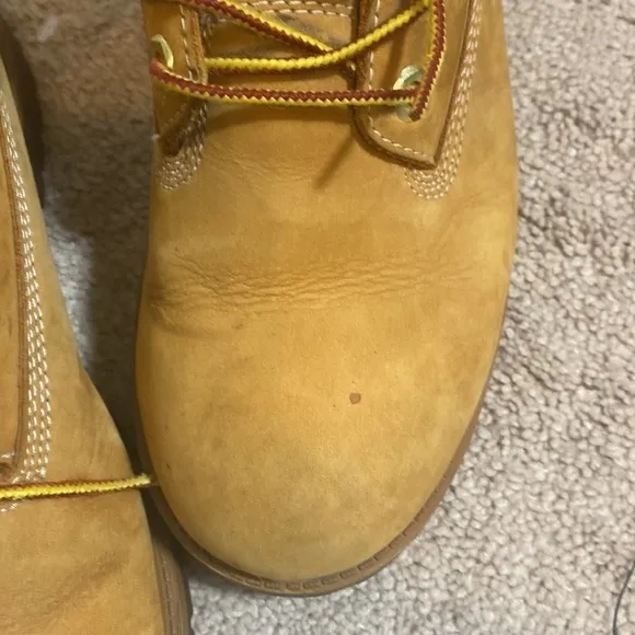 TIMBERLAND® PREMIUM 6-INCH WATERPROOF BOOTS Wheat Nubuck size 6