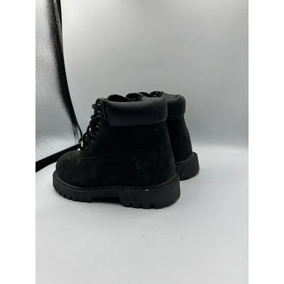 Timberland Premium Size 8.5 Waterproof‎ Black Nubuck Toddler Outdoor Boots 12807