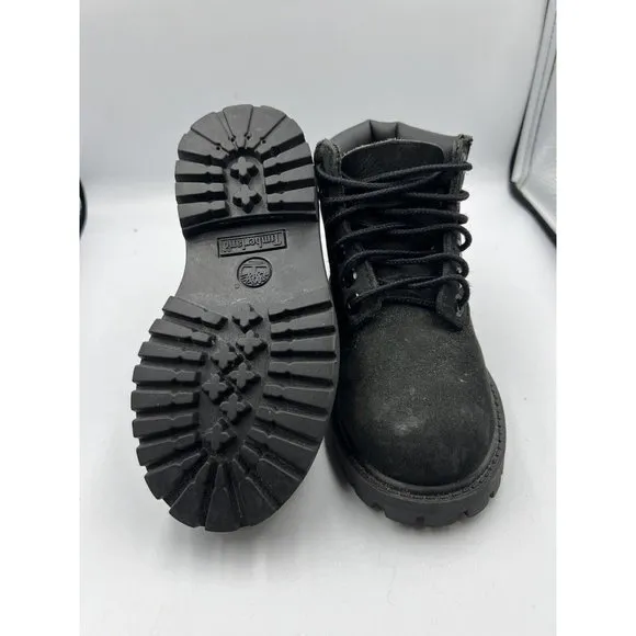 Timberland Premium Size 8.5 Waterproof‎ Black Nubuck Toddler Outdoor Boots 12807