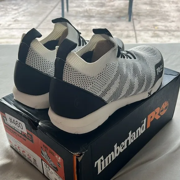Timberland PRO Radius Knit Composite Safety Shoes - White/Black