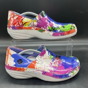 Timberland Pro Renova professional slip resistant clog womens 8M splatter paint