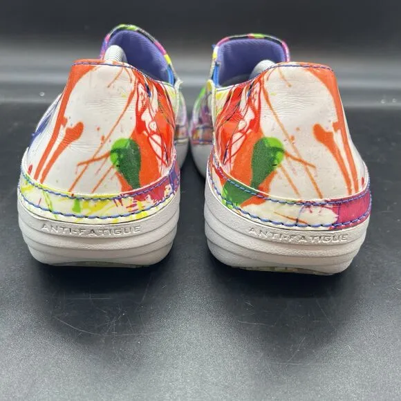 Timberland Pro Renova professional slip resistant clog womens 8M splatter paint