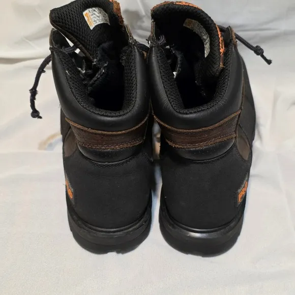 Timberland Pro Steel Toe Mens Water Proof Lace Up Boots Size 8.5M