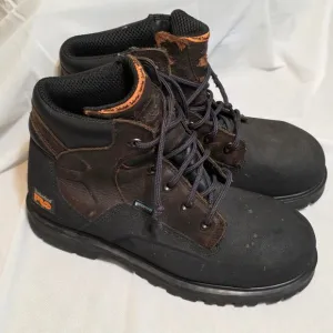 Timberland Pro Steel Toe Mens Water Proof Lace Up Boots Size 8.5M