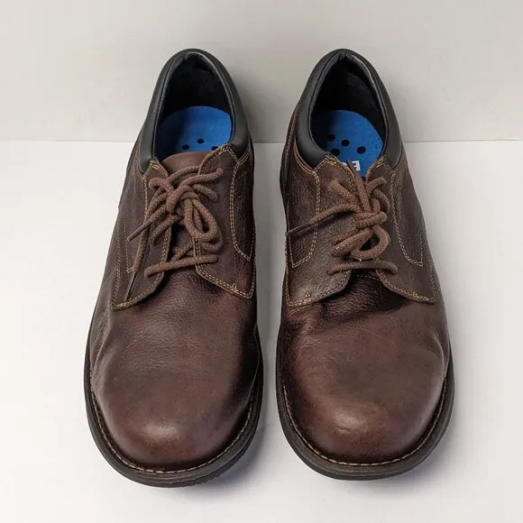 Timberland Pro Steel Toe Oxford, Brown Leather, Men's 15 M