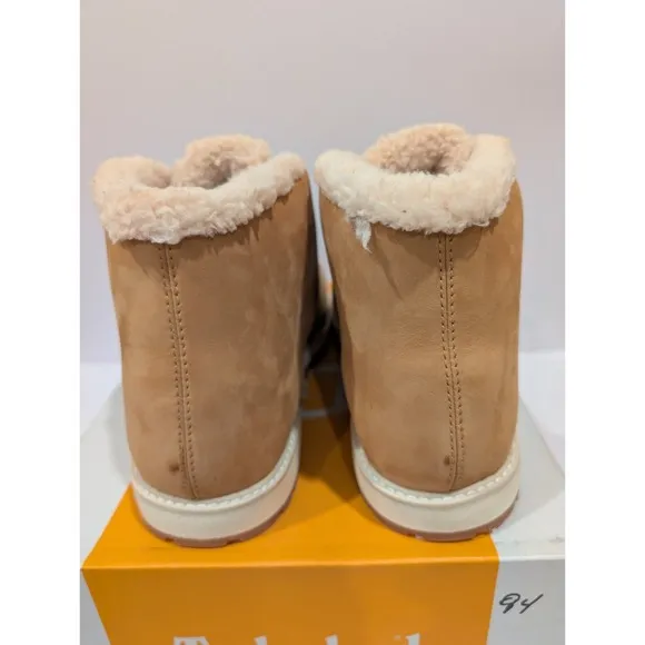 Timberland Richmond Ridge Fur Waterproof Chukka Boots Mens Size 12 Wheat Brown