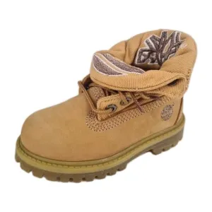 Timberland Roll Top Hex TODDLER Boots Waterproof Wheat Leather