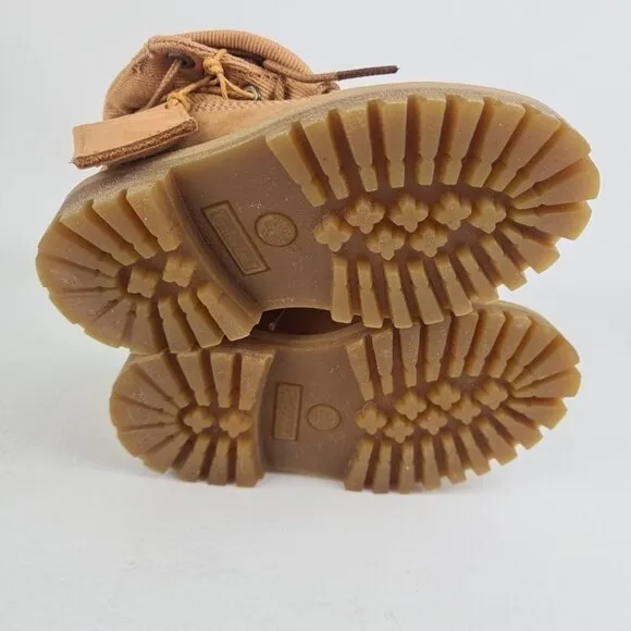Timberland Roll Top Hex TODDLER Boots Waterproof Wheat Leather