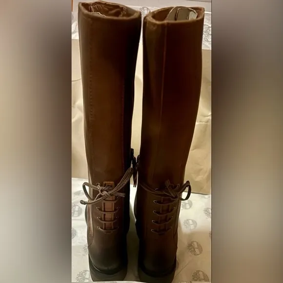 Timberland tall leather boots for women