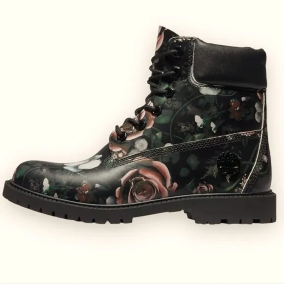 Timberland Waterproof Boots Floral NWB Size 6.5
