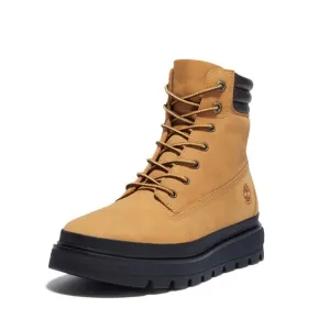 Timberland Waterproof Boots Platform Lace-Up Brown Wheat Nubuck Size 8 Brand New