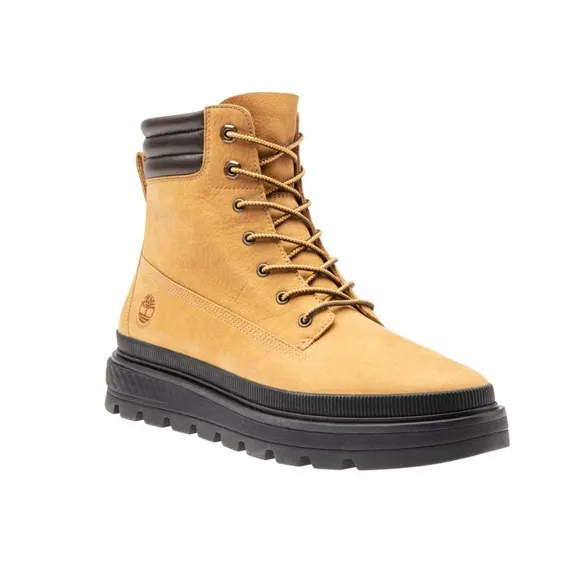 Timberland Waterproof Boots Platform Lace-Up Brown Wheat Nubuck Size 8 Brand New
