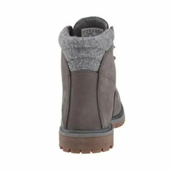Timberland Waterville 6 Inch Waterproof Grey Nubuck Ankle Boots Shoes 11 NEW