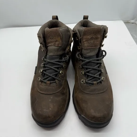 Timberland White Ledge Mid Mens 13 Waterproof Hiking Boots Shoes Leather 12135