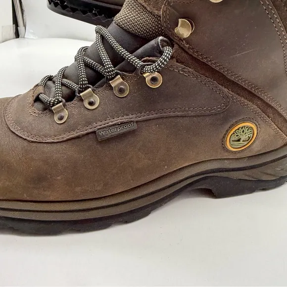 Timberland White Ledge Mid Mens 13 Waterproof Hiking Boots Shoes Leather 12135