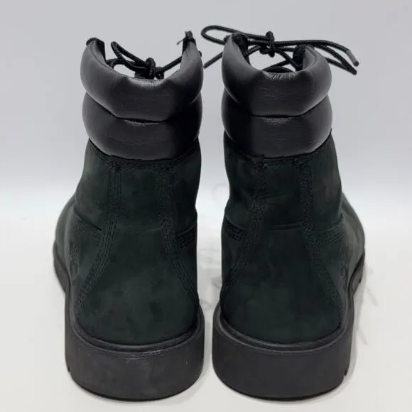 Timberland Women’s Linden Woods 6” Waterproof Boots Black Nubuck Leather Size 9