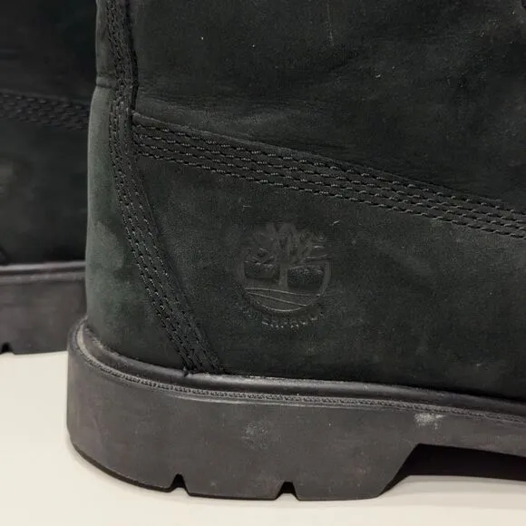 Timberland Women’s Linden Woods 6” Waterproof Boots Black Nubuck Leather Size 9