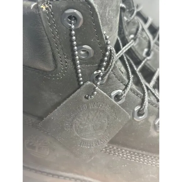 Timberland Women's Premium 6 Inch Waterproof Boots‎ in Black Nubuck Size 7