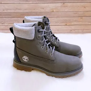 Timberland Women’s Premium 6 Inch Waterproof Grey Boots