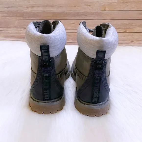 Timberland Women’s Premium 6 Inch Waterproof Grey Boots