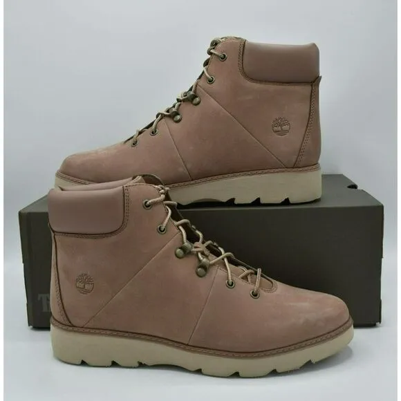 Timberland Womens Size 9 Keeley Field Mid Hiker Light Brown Nubuck Boots Shoes