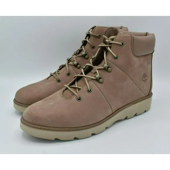 Timberland Womens Size 9 Keeley Field Mid Hiker Light Brown Nubuck Boots Shoes