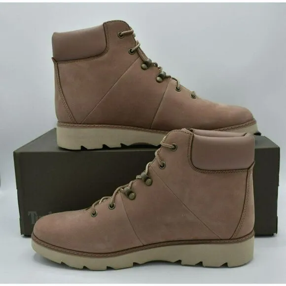 Timberland Womens Size 9 Keeley Field Mid Hiker Light Brown Nubuck Boots Shoes