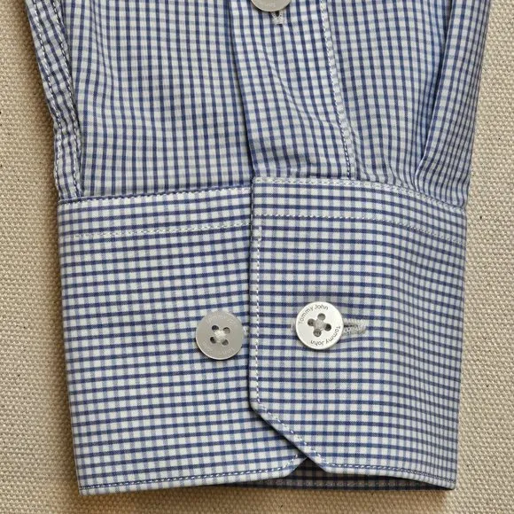 Tommy John Stay Tucked Dress Shirt Slim Fit 16.5