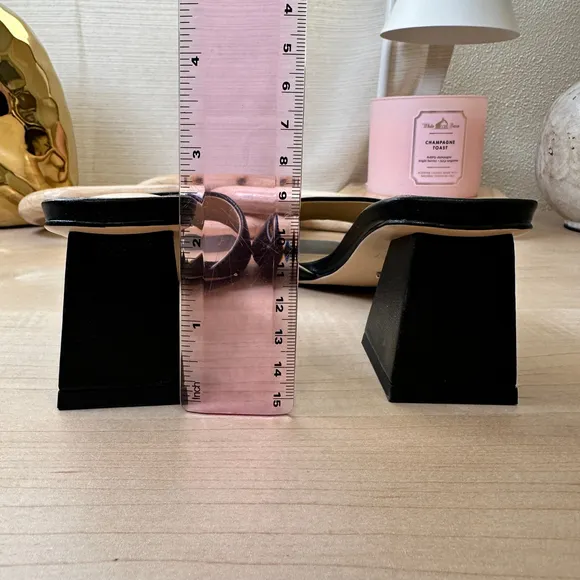 Tony Bianco‎ Kamira Black Mules Sandals, Size 5.5