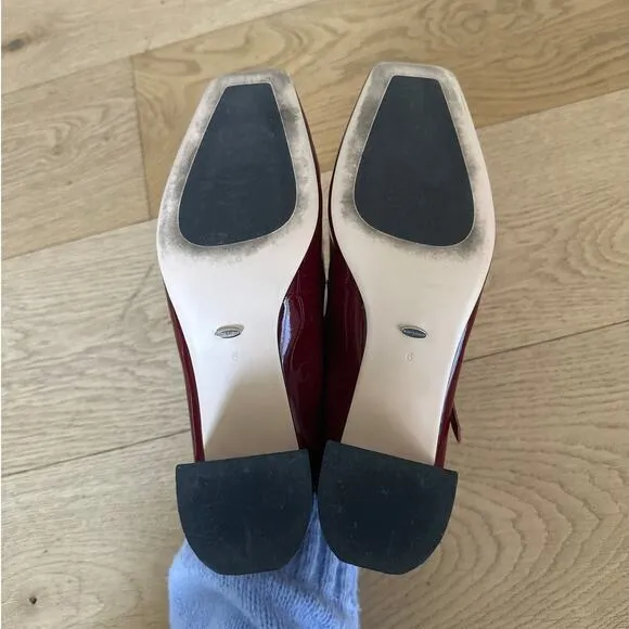 Tony Bianco - Wynnie Mary Jane Patent Shoes in Bordeaux Dark Red