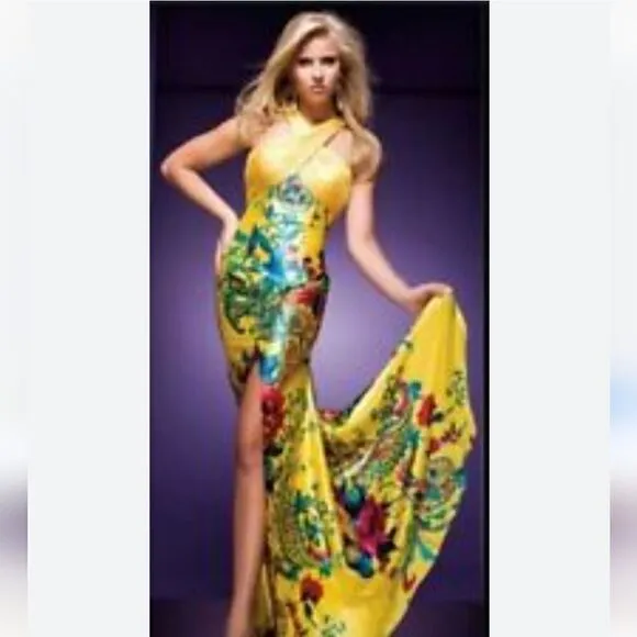 Tony Bowls Paris Cross Bodice Gown