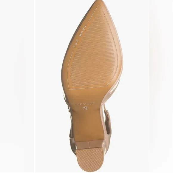 Top Guy/Top Moda Shoes Cassie Pump Nude 6M