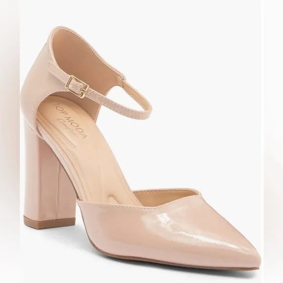 Top Guy/Top Moda Shoes Cassie Pump Nude 6M