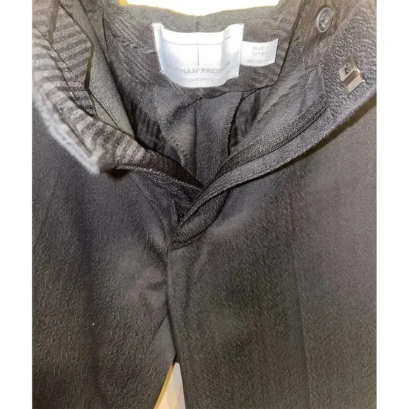 Topman Premium Men's black Slim Fit Dress Pants Adjustable Waist 32/32