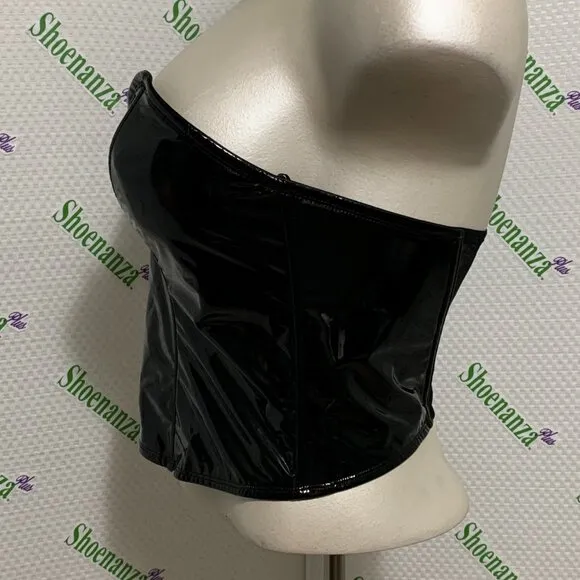 Torrid Bustier Corset Patent Leather Costume Halloween Lingerie Plus 2 18 20