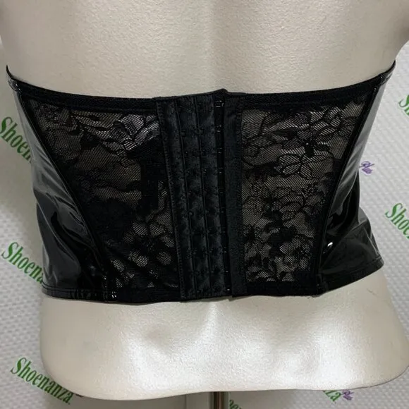 Torrid Bustier Corset Patent Leather Costume Halloween Lingerie Plus 2 18 20