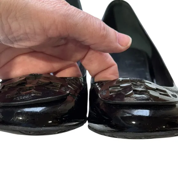 Tory Burch Black Patent Leather Women's Shoes