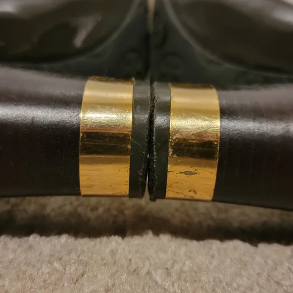 Tory Burch Maddie Brown Patent Leather Pumps Heels Size 8
