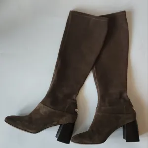 Tory Burch Sidney Knee Hugh Mid-heel Boot Sz 7