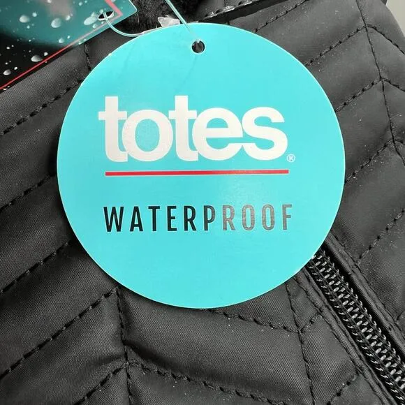Totes Women's Rain &amp; Snow Boots Insulated Warm Fur-Lined,