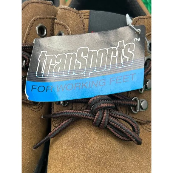 Transports Work Shoes Suede Leather Lace Up Oxford Chunky Platform size 8W