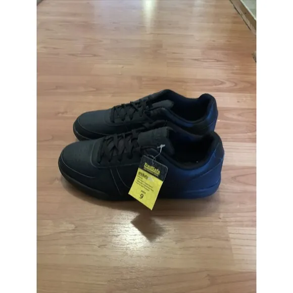 Tredsafe Mens Axel Oil &amp; Slip Resistant Occupational Shoes Sneaker Black Size 9